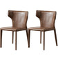 Contemporary Dining Side Chair Faux Leather Dining Chairs for Home