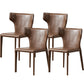 Contemporary Dining Side Chair Faux Leather Dining Chairs for Home