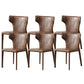 Contemporary Dining Side Chair Faux Leather Dining Chairs for Home