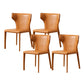 Contemporary Dining Side Chair Faux Leather Dining Chairs for Home