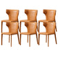 Contemporary Dining Side Chair Faux Leather Dining Chairs for Home