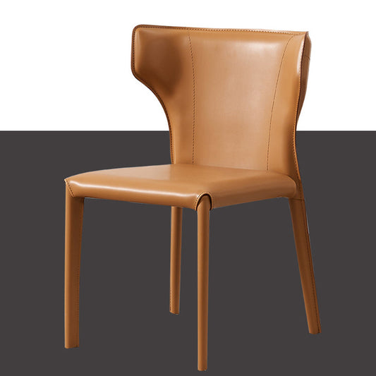 Contemporary Dining Side Chair Faux Leather Dining Chairs for Home