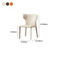 Contemporary Dining Side Chair Faux Leather Dining Chairs for Home