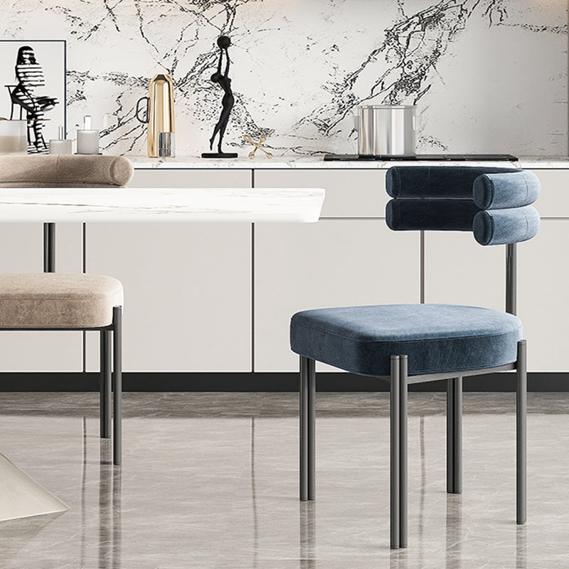 Sillas de comedor sin brazos contemporáneos sillas de comedor tapizadas