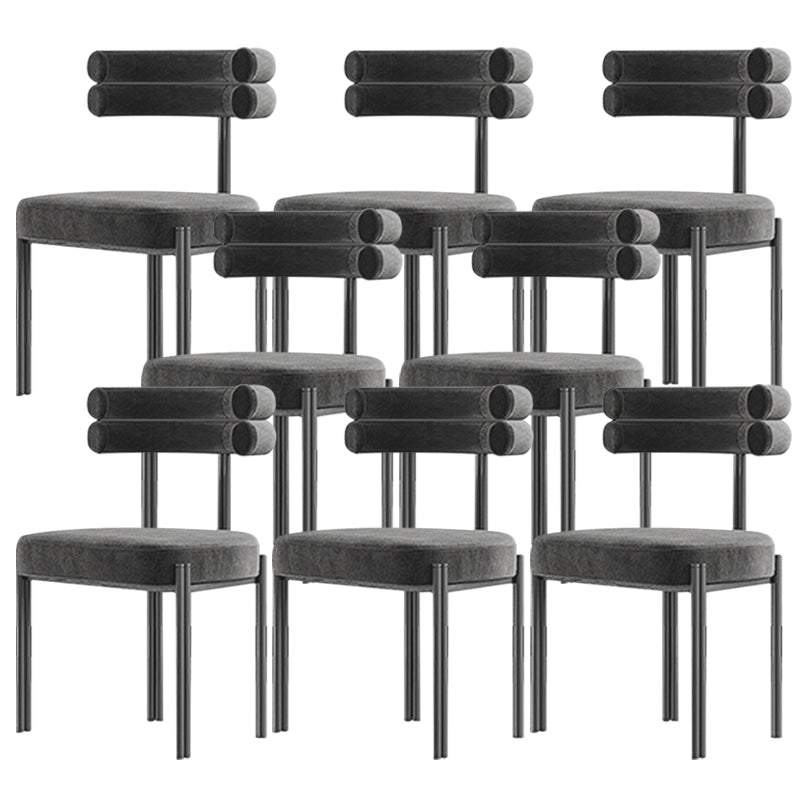 Sillas de comedor sin brazos contemporáneos sillas de comedor tapizadas