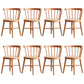 Modern Style Dining Chair Solid Wood Slat Back Side Chair for Home Brown 8 Piece Set Clearhalo 'Dining Chairs' 'Dining Tables & Seating' 'dining_chair' 'furn' 'furn_dining_chair' 'Furniture' 'Kitchen & Dining Furniture' 6066555