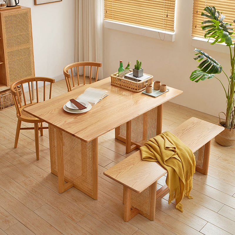 Modern Style Dining Chair Solid Wood Slat Back Side Chair for Home Clearhalo 'Dining Chairs' 'Dining Tables & Seating' 'dining_chair' 'furn' 'furn_dining_chair' 'Furniture' 'Kitchen & Dining Furniture' 6066559