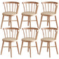 Modern Style Dining Chair Solid Wood Slat Back Side Chair for Home Wood 6 Piece Set Clearhalo 'Dining Chairs' 'Dining Tables & Seating' 'dining_chair' 'furn' 'furn_dining_chair' 'Furniture' 'Kitchen & Dining Furniture' 6066564