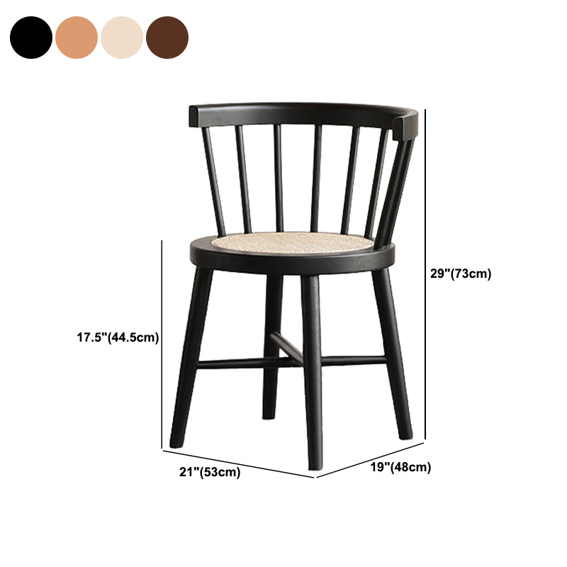 Modern Style Dining Chair Solid Wood Slat Back Side Chair for Home Clearhalo 'Dining Chairs' 'Dining Tables & Seating' 'dining_chair' 'furn' 'furn_dining_chair' 'Furniture' 'Kitchen & Dining Furniture' 6066571
