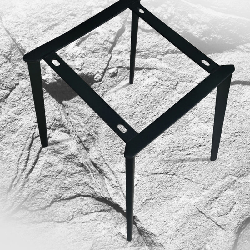 Faux Leather Dining Chairs Industrial Armless Dining Side Chair