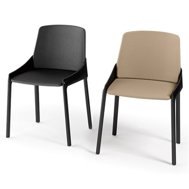 Sedia da pranzo contemporanea sedia imbottita per casa