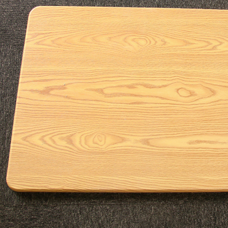 Solid Wood Top Dining Table Traditional Luxury Rectangle Table with 4 Legs Clearhalo 'Dining Tables & Seating' 'Dining Tables' 'dining_table' 'furn' 'furn_dining_table' 'Furniture' 'Kitchen & Dining Furniture' 6066721