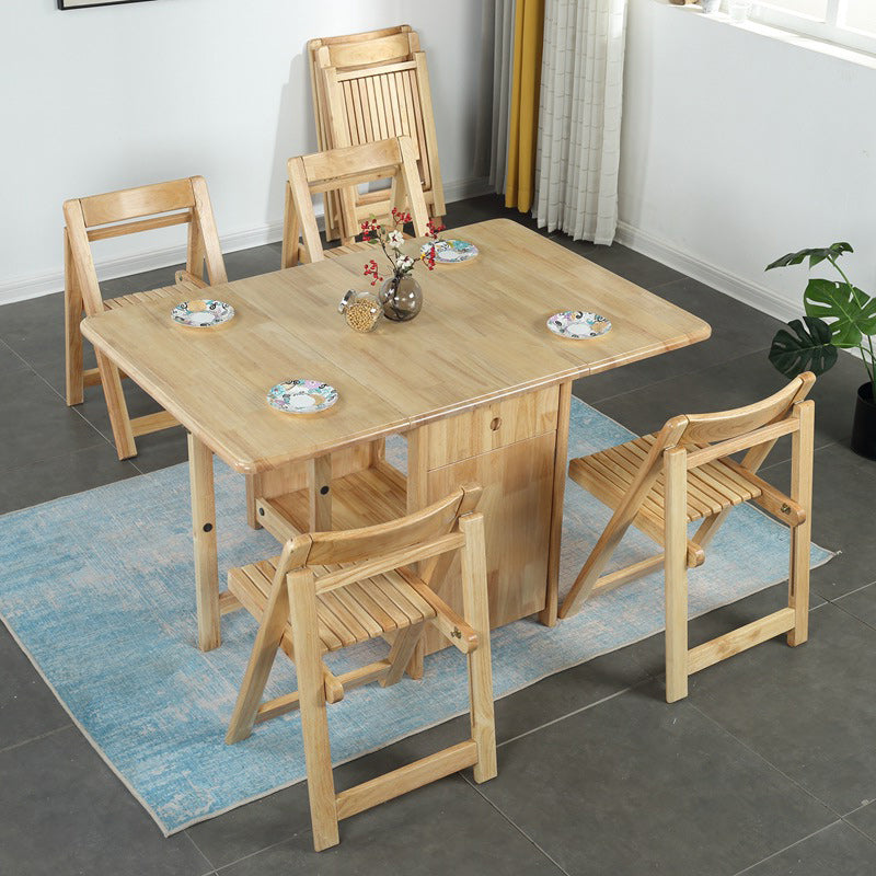 Solid Wood Table Mid-Century Modern Table with Pedestal Base,35.43"W x 51.18"L x 29.53"H