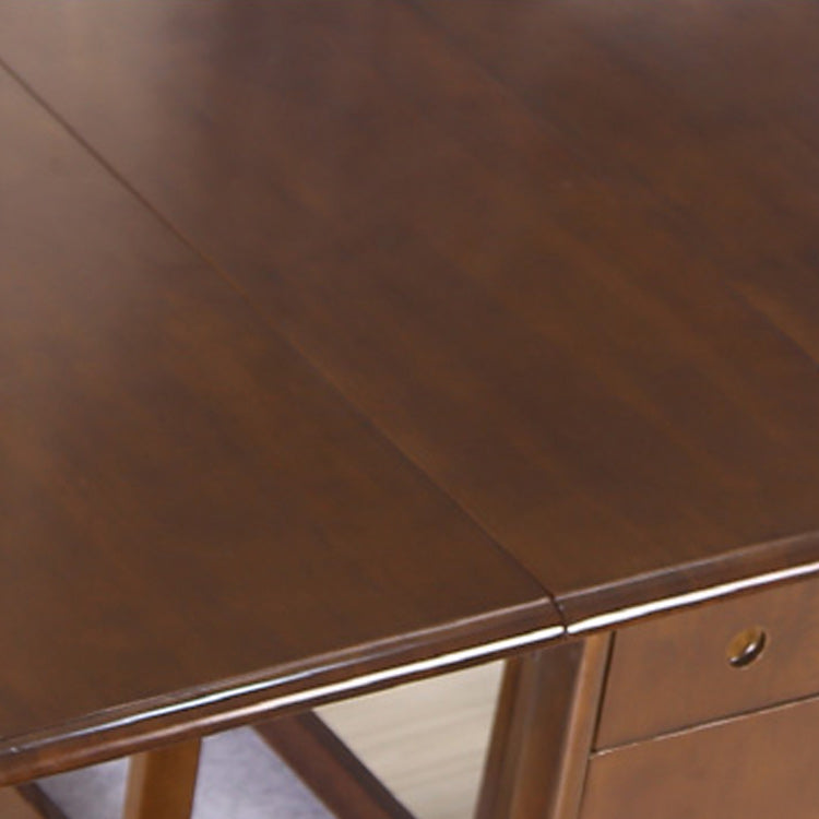 Solid Wood Table Mid-Century Modern Table with Pedestal Base,35.43"W x 51.18"L x 29.53"H