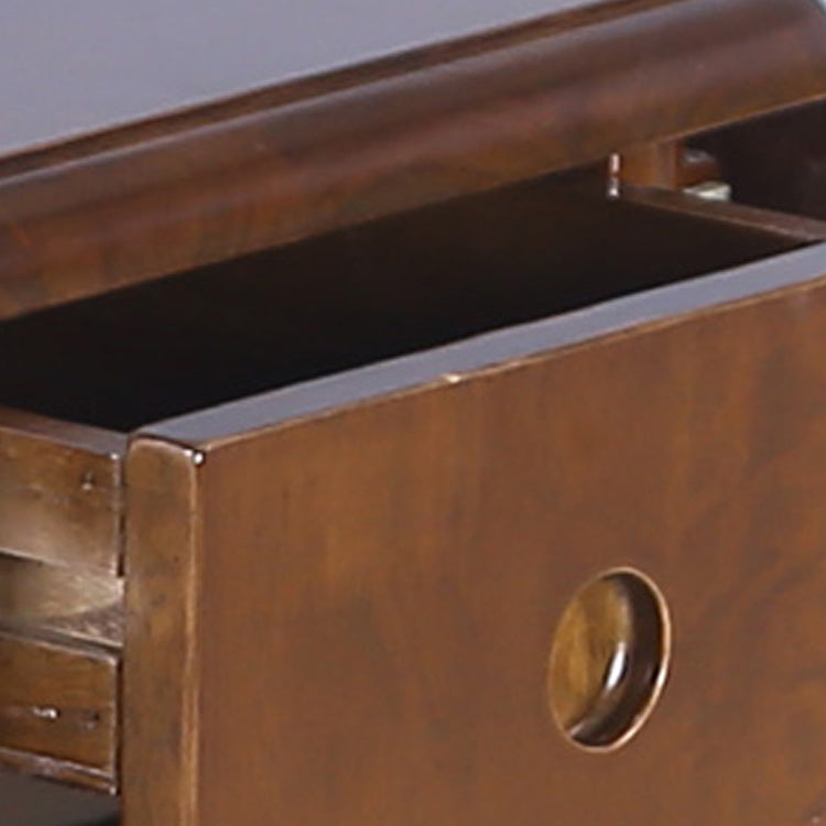 Solid Wood Table Mid-Century Modern Table with Pedestal Base,35.43"W x 51.18"L x 29.53"H