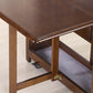 Solid Wood Table Mid-Century Modern Table with Pedestal Base,35.43"W x 51.18"L x 29.53"H