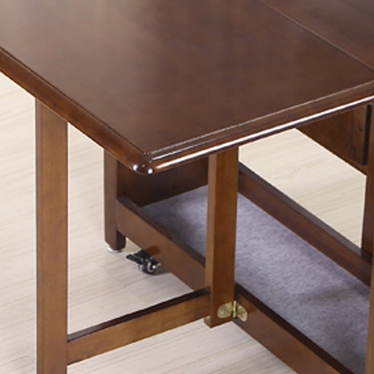 Solid Wood Table Mid-Century Modern Table with Pedestal Base,35.43"W x 51.18"L x 29.53"H
