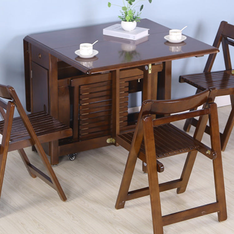 Solid Wood Table Mid-Century Modern Table with Pedestal Base,35.43"W x 51.18"L x 29.53"H