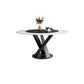 Modern Stone Dining Table Turntable Home Kitchen Pedestal Furniture Clearhalo 'Dining Tables & Seating' 'Dining Tables' 'dining_table' 'furn' 'furn_dining_table' 'Furniture' 'Kitchen & Dining Furniture' 6066846