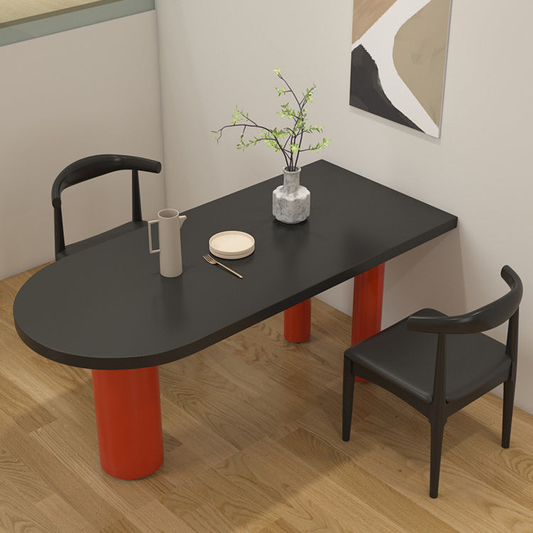 Modern Style Freeform Table Dining Room Table for Kitchen Use Clearhalo 'Dining Tables & Seating' 'Dining Tables' 'dining_table' 'furn' 'furn_dining_table' 'Furniture' 'Kitchen & Dining Furniture' 6066865