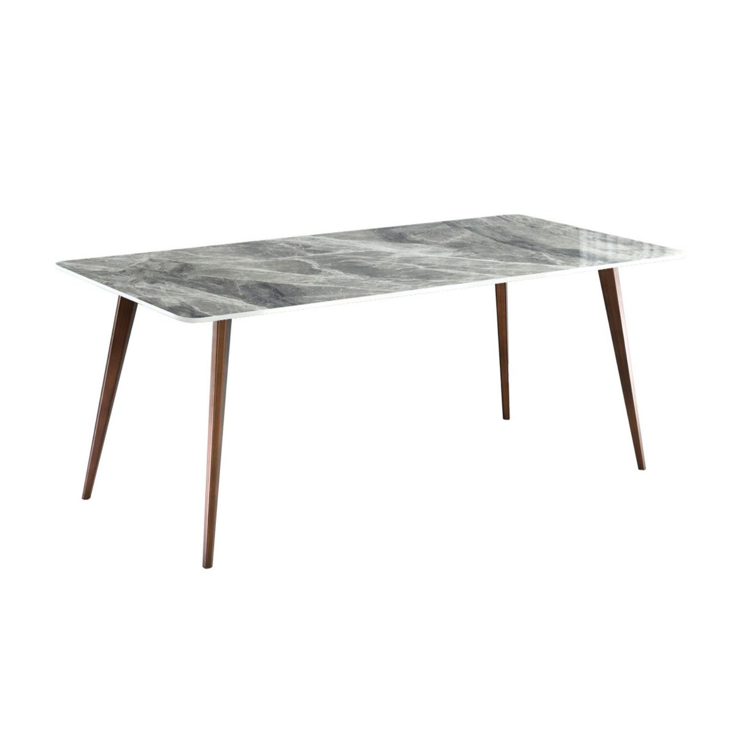 Sintered Stone Dining Table Mid-Century Modern Dining Table with 4 Legs Clearhalo 'Dining Tables & Seating' 'Dining Tables' 'dining_table' 'furn' 'furn_dining_table' 'Furniture' 'Kitchen & Dining Furniture' 6066909