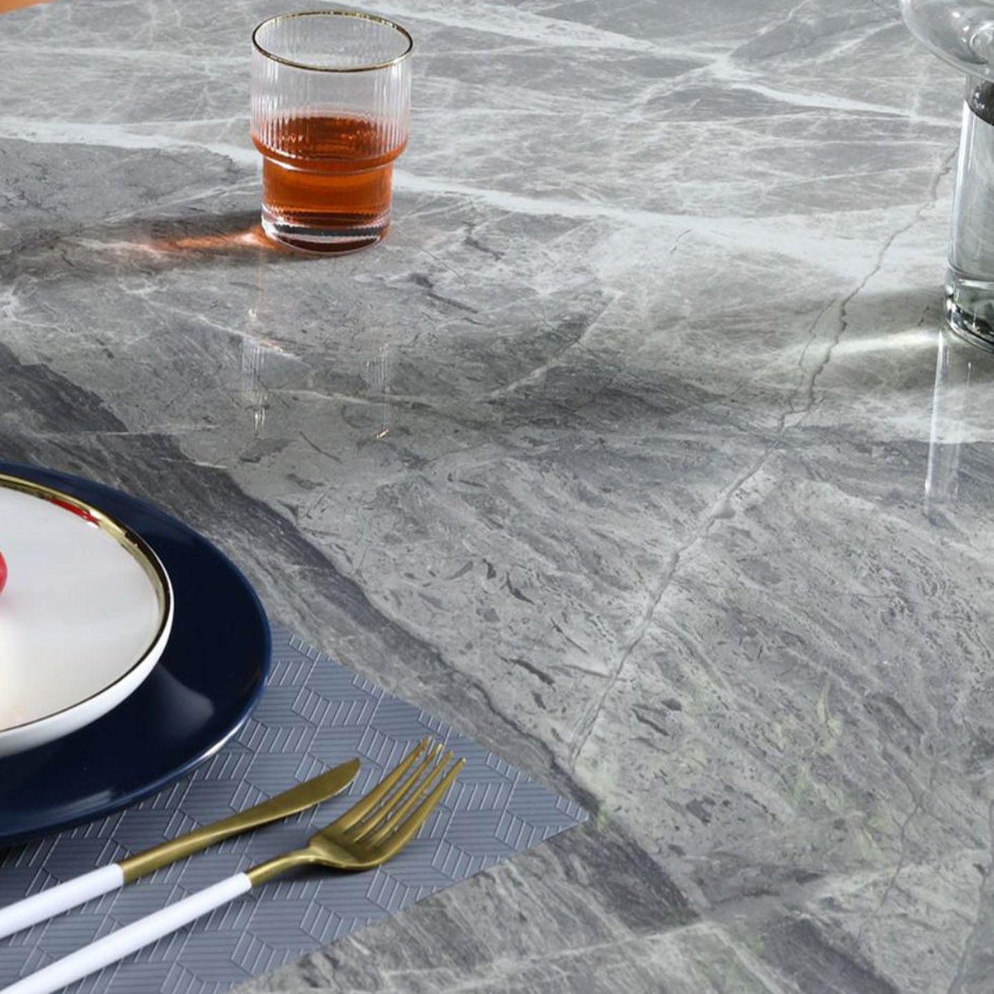 Sintered Stone Dining Table Mid-Century Modern Dining Table with 4 Legs Clearhalo 'Dining Tables & Seating' 'Dining Tables' 'dining_table' 'furn' 'furn_dining_table' 'Furniture' 'Kitchen & Dining Furniture' 6066910