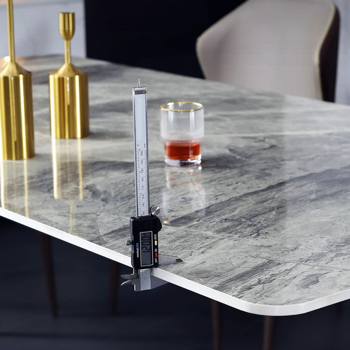 Sintered Stone Dining Table Mid-Century Modern Dining Table with 4 Legs Clearhalo 'Dining Tables & Seating' 'Dining Tables' 'dining_table' 'furn' 'furn_dining_table' 'Furniture' 'Kitchen & Dining Furniture' 6066911