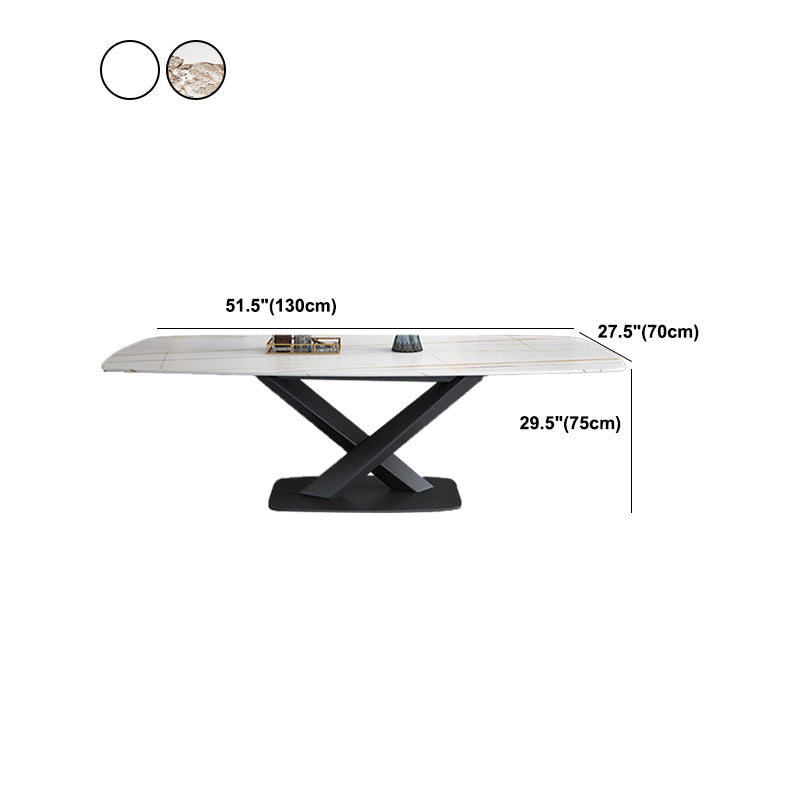 Contemporary Pedestal Dining Table Slate Dining Table for Home