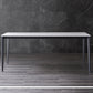 Contemporary Rectangle Dining Table Stone Dining Table with 4 Legs