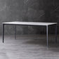 Contemporary Rectangle Dining Table Stone Dining Table with 4 Legs