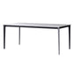 Contemporary Rectangle Dining Table Stone Dining Table with 4 Legs