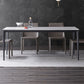 Contemporary Rectangle Dining Table Stone Dining Table with 4 Legs
