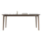 Modern Rectangle Dining Table Ash Wood Base Dining Table with 4 Legs