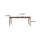 Modern Rectangle Dining Table Ash Wood Base Dining Table with 4 Legs