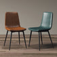 Modern Style Side Chair Faux Leather Dining Chair with Metal Leg Clearhalo 'Dining Chairs' 'Dining Tables & Seating' 'dining_chair' 'furn' 'furn_dining_chair' 'Furniture' 'Kitchen & Dining Furniture' 6067283