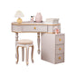 1/4 Drawers Solid Wood Vanity Desk Victorian Makeup Vanity Desk