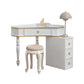 1/4 Drawers Solid Wood Vanity Desk Victorian Makeup Vanity Desk
