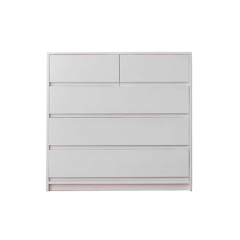 15.74" Wide Modern Accent Chest with 5/6Drawers Wood Rectangle Chest White 5 Clearhalo 'Cabinets & Chests' 'cabinets_chests' 'furn' 'furn_cabinets_chests' 'Furniture' 'Living Room Furniture' 6067781