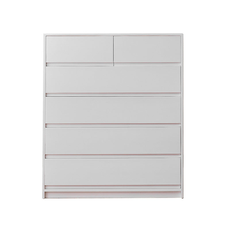 15.74" Wide Modern Accent Chest with 5/6Drawers Wood Rectangle Chest White 6 Clearhalo 'Cabinets & Chests' 'cabinets_chests' 'furn' 'furn_cabinets_chests' 'Furniture' 'Living Room Furniture' 6067782