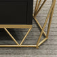 Cadre contemporain avec table basse rectangulaire simple à tiroir