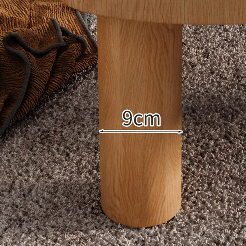 Nordic 3 Legs Cocktail Table Solid Wood Geometric Single Coffee Table Clearhalo 'Coffee & Accent Tables' 'Coffee Tables' 'coffee_tables' 'furn' 'furn_coffee_tables' 'Furniture' 'Living Room Furniture' 6068622