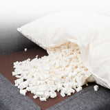 Modernismus Kissen oberes Arm -Sofa Kunstleder -Sofa mit Kissen