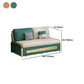 Modern Style 35.43"H Faux Leather Armless Sofa Bed for Apartment