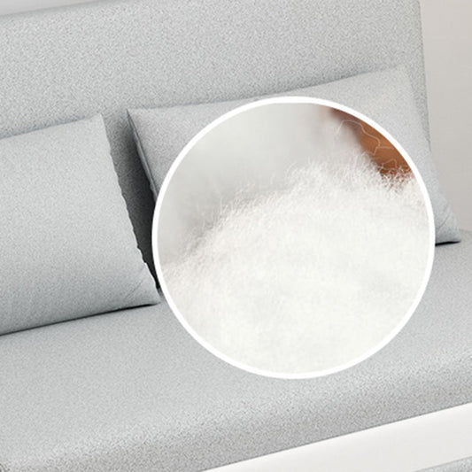 Zeitgenössischer 33,46 "H Faux Leder Armless Sofa für Wohnung mit Lagerung