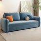 Contemporary 30.7"H Microfiber Square Arm Sofa Bed for Apartment