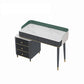 Vanity Set with 2 Storage Drawers Green Make-up Vanity, 15.74" Wide