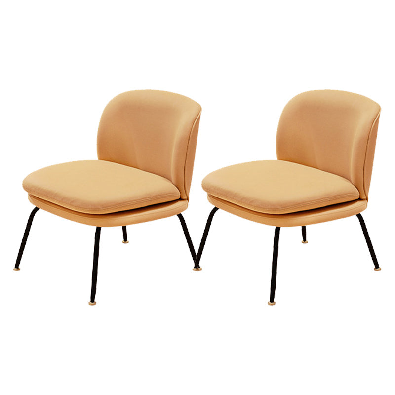 25.59 "Brede armloze stoel Lederen stoel voor woonkamer, vlekbestendig