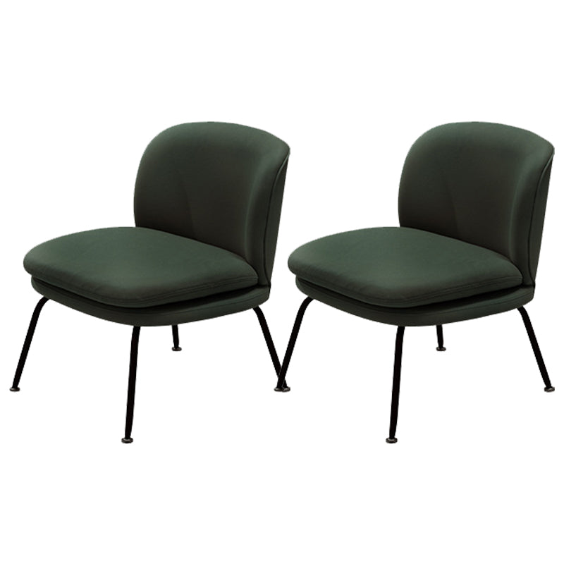 25.59 "Brede armloze stoel Lederen stoel voor woonkamer, vlekbestendig