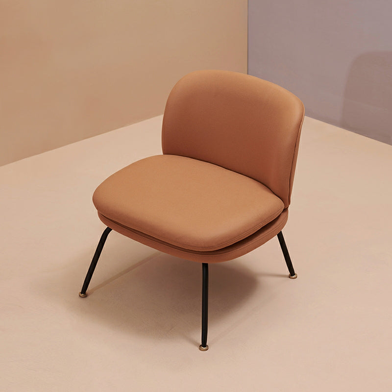 25.59 "Brede armloze stoel Lederen stoel voor woonkamer, vlekbestendig