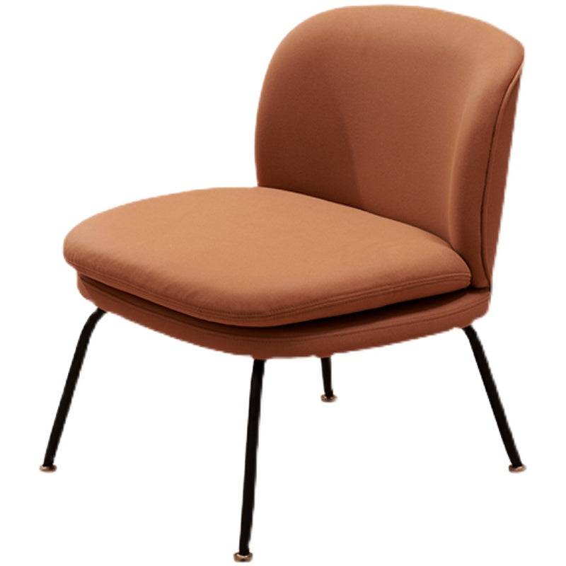 25.59 "Brede armloze stoel Lederen stoel voor woonkamer, vlekbestendig